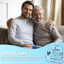 1入組透明心形亞克力牌匾,兒子生日禮物,兒子聖誕節禮物,致我愛的兒子禮物,兒子畢業禮物,最溫馨的兒子禮物,兒子新年快樂禮物,創意美學家居辦公室裝飾禮品,桌上裝飾品,紀念禮物,理想的細膩禮品,藝術工藝裝飾禮品,新居禮物,式亞克力保留禮物,感謝禮物,桌上裝飾標誌/牌匾 - 彩色 - 查看 4