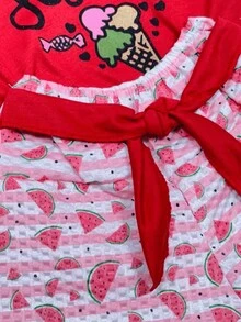 Baby Girls Sets - Đỏ - Xem 3