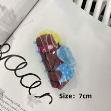 1pc Cute Animal Shaped Hair Clip (Cat Paw, Dog Paw Cartoon Back Of The Head Style) - Cat Claw Scratcher - View 7