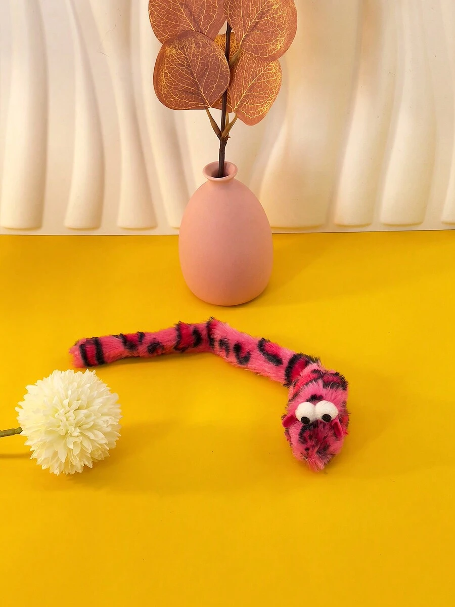 1個發聲紅色貓玩具,毛絨模擬老鼠,用於寵物娛樂和陪伴,僅供寵物使用 - 紅色 - 查看 1