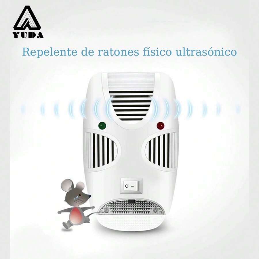 YUDA Repelente de ratones ultrasónico de alta potencia, repelente de ratones electrónico para el hogar - unitalla - Ver 1