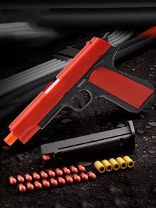 Soft Bullet Gun,Shell Ejection Toy Gun For Outdoor Fun -Perfect For Role Play ,Christmas Present - Red - View 2