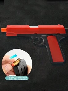 Soft Bullet Gun,Shell Ejection Toy Gun For Outdoor Fun -Perfect For Role Play ,Christmas Present - Red - View 3