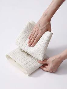 Pvc材質幾何圖案浴缸墊,簡約北歐風格,防滑,吸力強,快速排水,適用於浴室淋浴,1入組