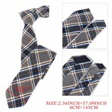 男女時尚純棉頸帶,休閒印花領帶,適用於男女童西裝細長領帶,婚禮晚宴領帶,gravatas - XY205 - 查看 3