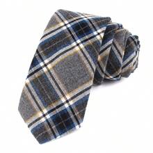 男女時尚純棉頸帶,休閒印花領帶,適用於男女童西裝細長領帶,婚禮晚宴領帶,gravatas - XY205 - 查看 4