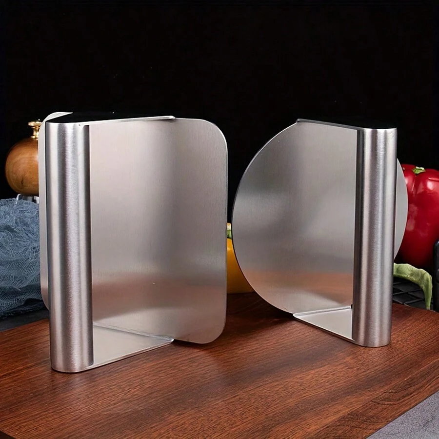 2 件/套不銹鋼手動漢堡機、方形和圓形餡餅機 - 銀色 - 查看 1