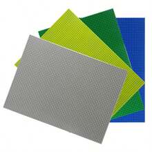 1入48x64顆粒大型經典基地板,創意基本配件適用於小顆粒積木的墻壁、建築和街景 - 淺灰色 - 查看 6