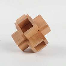 木頭拼圖遊戲,球形拼圖玩具,拼圖遊戲,球狀拼圖遊戲,萬聖節,聖誕節,感恩節禮物 木製鎖孔,魯班鎖,成年人木質大腦思維puzzle 3d桌面構建,積木解體玩具,成人拼圖解壓玩具 - 櫸木中字鎖 - 查看 6