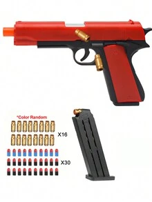 Soft Bullet Gun,Shell Ejection Toy Gun For Outdoor Fun -Perfect For Role Play ,Christmas Present - Red - View 5