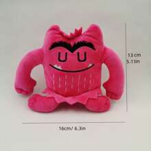 情緒怪獸毛絨玩具,安撫情緒毛絨娃娃,可愛的填充玩具,聖誕生日禮物 - 黃色 - 查看 5