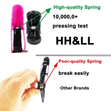 10入組寬齒雙鉸鏈鱷魚造型的女士髮夾,是專業美髮沙龍級別的造型髮夾 - 彩色 - 查看 4