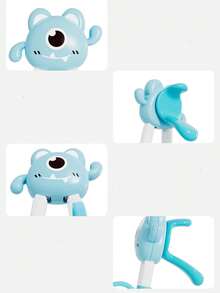 2-3歲兒童專用練習筷子,沒有手指環的虎口練習筷,幼兒學習筷子,幼兒訓練筷子 - 黃色 - 查看 3