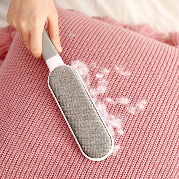 1pc Convenient Double Sided Lint Brush Pet Hair Fur Remover Clothes