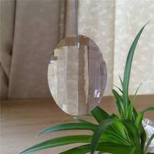 1 件水晶馬賽克蛋形吊墜,透明玻璃棱鏡太陽捕手,適用於窗簾和婚禮裝飾 - 無色 - 查看 5