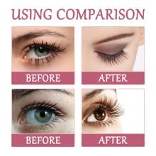 Lông mi Bộ lọc Dấu phân cách Lược Uốn xoăn Đẹp Lông mi Lông mi Và Đa chức năng Bàn chải lông mi - Hồng - Xem 5