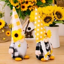 1只可愛的蜜蜂節日娃娃裝飾,創意蜜蜂造型假日娃娃 - 2pc - 查看 3