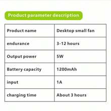 Usb Mini Quiet Desktop Fan With 2 Adjustable Speeds - Pink - View 5
