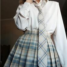 男女時尚棉質領帶,男女休閒格紋領帶,適用於男女孩女孩西裝佩帶瘦身領帶,婚禮派對結婚禮物領帶 - XY210 - 查看 2