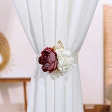 1pc Nordic Style Window Curtain Tieback Luxury Curtain Decoration Strap With Creative Binding Design - Multicolor - View 1