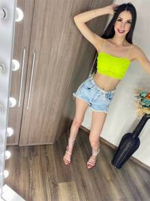 Women Tops - màu xanh lá - Xem 1