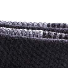 休閒男士襪子排汗氣墊運動中統襪性能運動襪子墊充工作襪子5對裝 - 黑色 - 查看 3