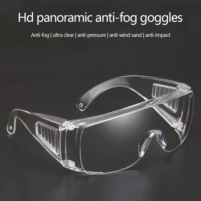1pc Scratch Resistant Protective Glasses, Anti Sand, Dust, Splash, Impact Resistant Glasses, Outdoor Cycling Welding Goggles