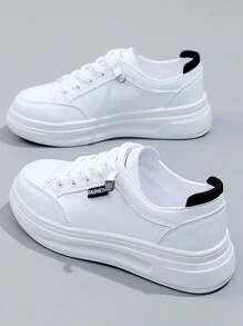 女鞋新款夏季薄款白鞋,多功能運動鞋,時尚運動鞋 - 黑色 - 查看 1