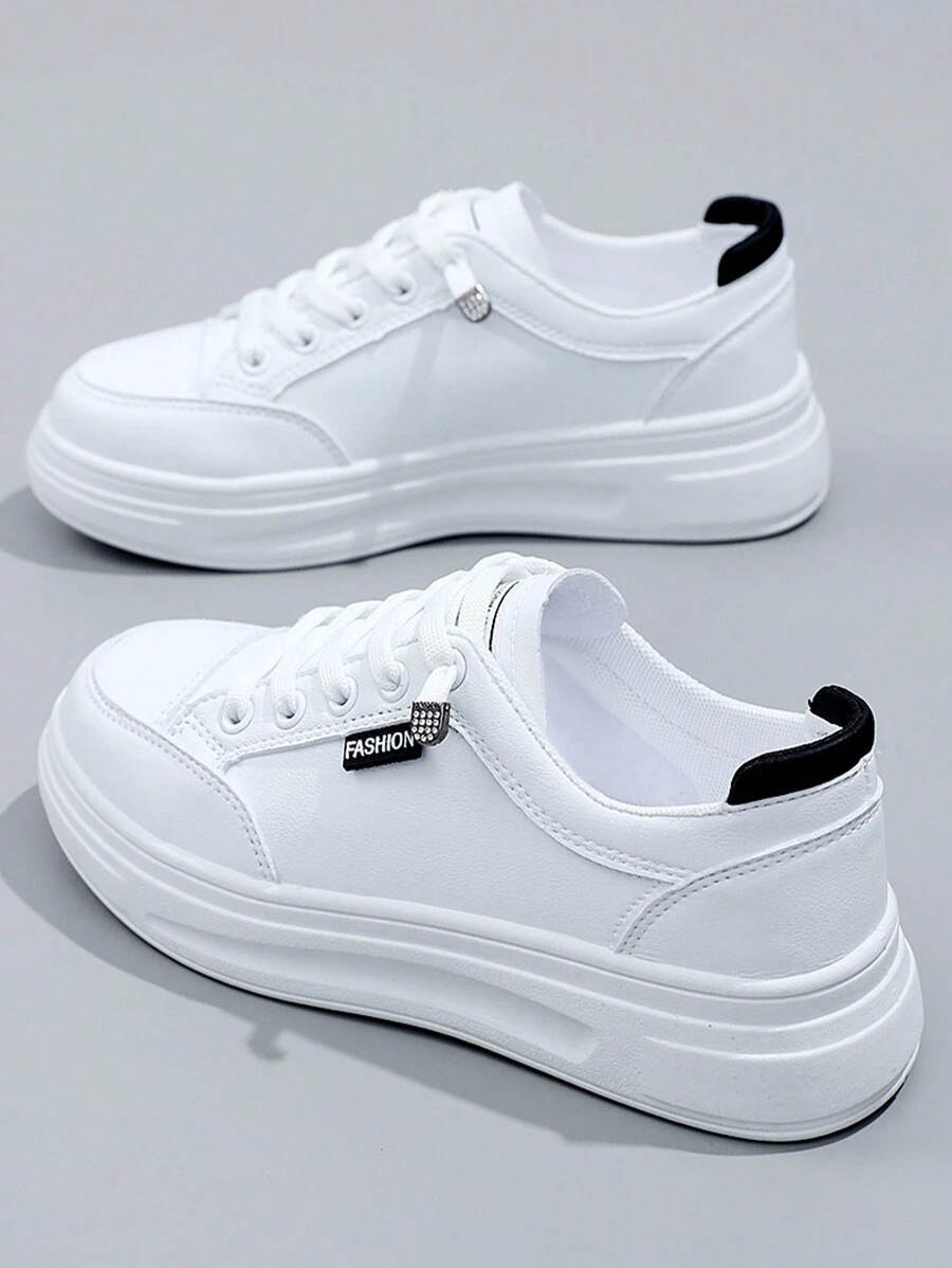 女鞋新款夏季薄款白鞋,多功能運動鞋,時尚運動鞋 - 黑色 - 查看 1