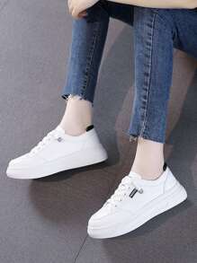 女鞋新款夏季薄款白鞋,多功能運動鞋,時尚運動鞋 - 黑色 - 查看 6