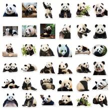 100入組熊貓貼紙,可愛的熊貓乙烯基防水貼紙,適用於創意相簿筆記本電腦行李箱,卡通貼紙適用於學生青少年成年人 - 黑與白 - 查看 2