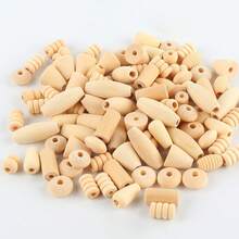 100 克天然楓木原子 3-28 毫米 Diy 珠寶製作材料 - 珠子混裝100克 - 查看 1