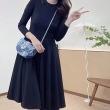 復古鱷魚新月形鞍包,金屬光澤宴會鑽石手提斜背包,派對夜晚必備 - 藍色 - 查看 12