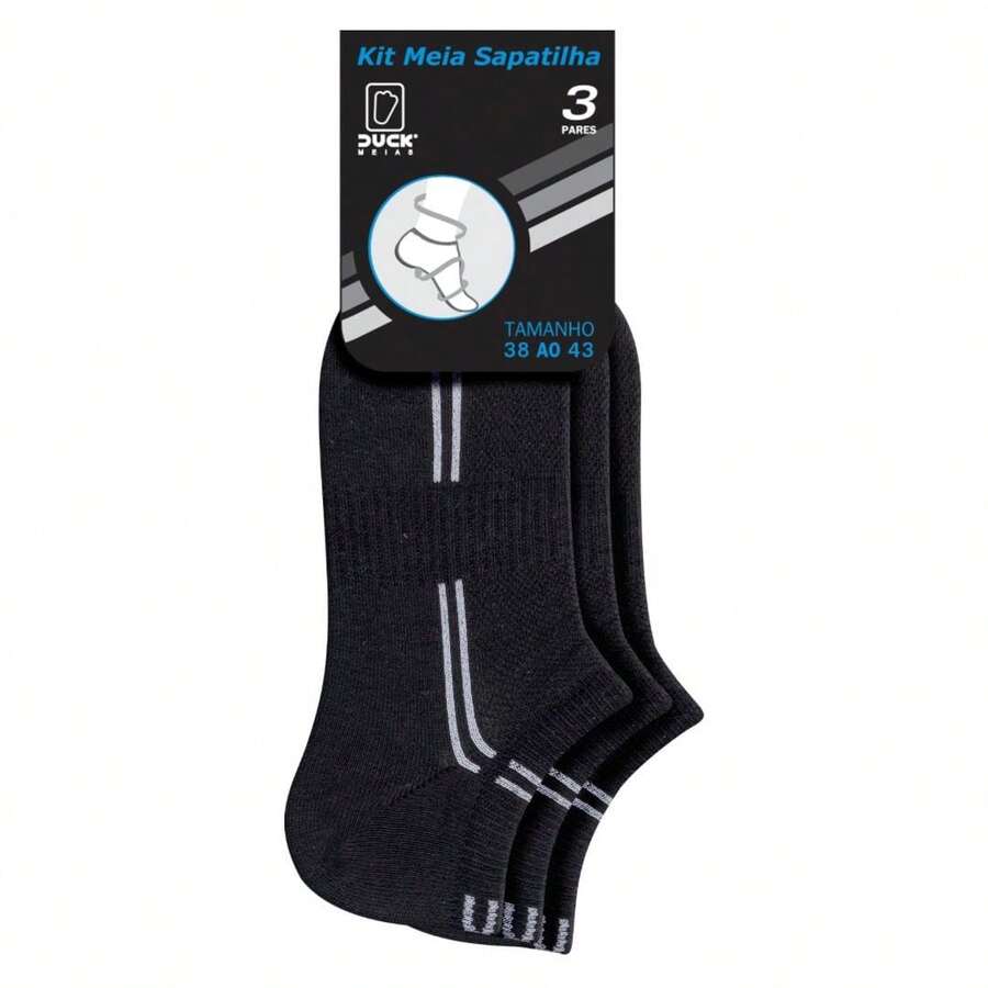 Men Invisible Socks - 黑色 - 查看 1