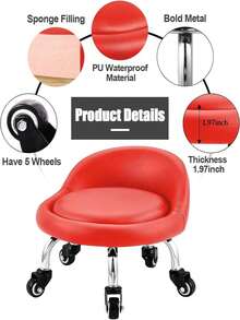 Poufs - Red - View 5