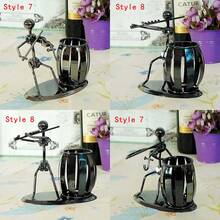 音樂樂隊筆筒,金屬工藝品,桌上裝飾品,學生禮品,生日禮品,創意禮品,教師節禮品,吉他樂隊,音樂人,筆筒套件,辦公室收納盒,金屬筆筒,推廣產品,禮品,16款款式,辦公室必備,學生書桌必備,家庭必備裝飾品。1個裝 - 彩色 - 查看 7