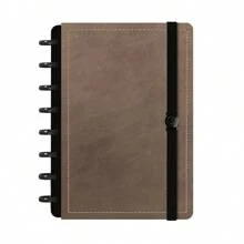 iscool Notebooks - 브라운 가죽 - 보기 1