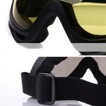 1pc X400 Goggles Ski Goggles Riding Glasses,Outdoor Sand Mirror Motorcycle Sports Glasses,Tactical Protective Dustproof Glasses,Suitable For A Wide Range Of Applications - Multicolor - View 4