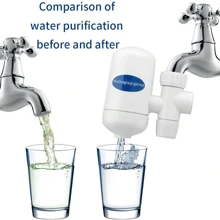 Home Kitchen Faucet Filter Tap Water Purifier Water Filter Water Purifier - White - View 7