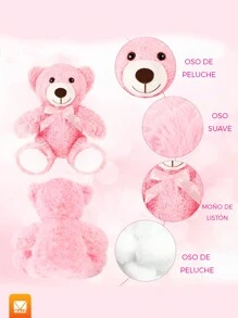 BONITO OSO DE PELUCHE - Rosa - Ver 3