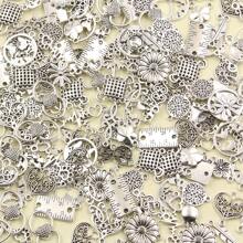 SWEET BELL 30 克隨機合金金屬復古花心吊飾系列連接器套裝,非常適合 Diy 珠寶/服裝/手工藝品配件 - 時尚 - 查看 4