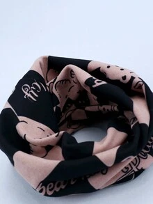 1頂女士時尚好心情針織帽,春秋輕巧旅行防風保暖帽,雙用途一尺寸適合大部分人 - 粉色 - 查看 3