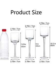 3 件/套高玻璃花瓶燭台家居裝飾婚禮用品,浪漫燭光晚餐道具,婚禮派對餐桌透明玻璃裝飾,水上漂浮蠟燭杯,適合婚禮酒店餐廳 - 彩色 - 查看 3