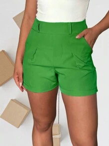 Women Shorts - màu xanh lá - Xem 1