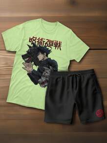 Men T-Shirts - 薄荷綠 - 查看 1