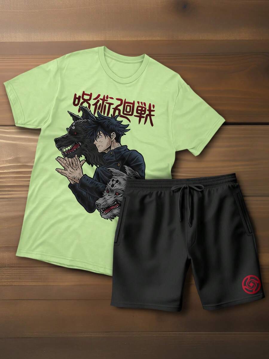 Men T-Shirts - 薄荷綠 - 查看 1