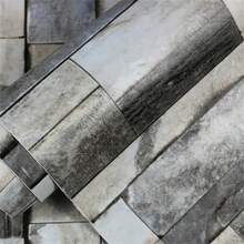 1捲自粘式防水和防油乙烯基墊紙,尺寸為17.71x196.85英寸,適合家居裝飾和diy壁紙 - 淺灰色 - 查看 5