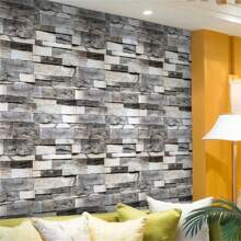 1捲自粘式防水和防油乙烯基墊紙,尺寸為17.71x196.85英寸,適合家居裝飾和diy壁紙 - 淺灰色 - 查看 2