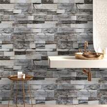 1捲自粘式防水和防油乙烯基墊紙,尺寸為17.71x196.85英寸,適合家居裝飾和diy壁紙 - 淺灰色 - 查看 4