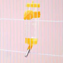 125ML Plastic Hamster Drinker Water Bottle Automatic Water Feeder For Guinea Pig Rabbit Dutch Pig Hamster Leak-Proof - Yellow - View 1